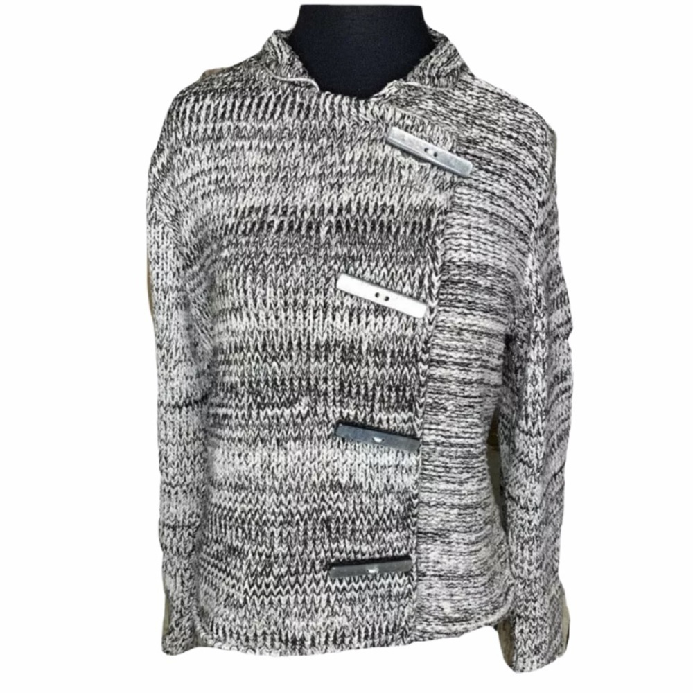 Willow Womens Sweater Small Heather Gray